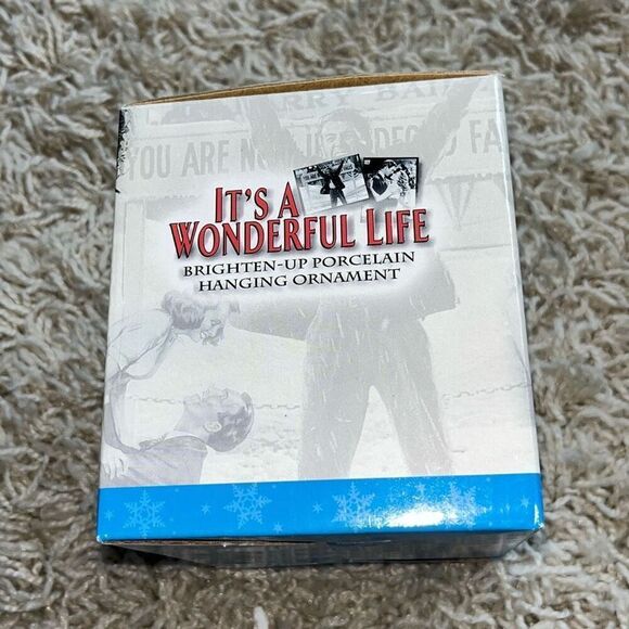 It’s A Wonderful Life Gower Drugs Enesco Brighten Up Porcelain Ornament 2002 - Picture 2 of 16